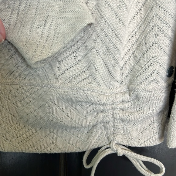 PrAna Women’s Geo Textured Funnel Neck Sweatshirt‎ sz Small - Picture 3 of 8